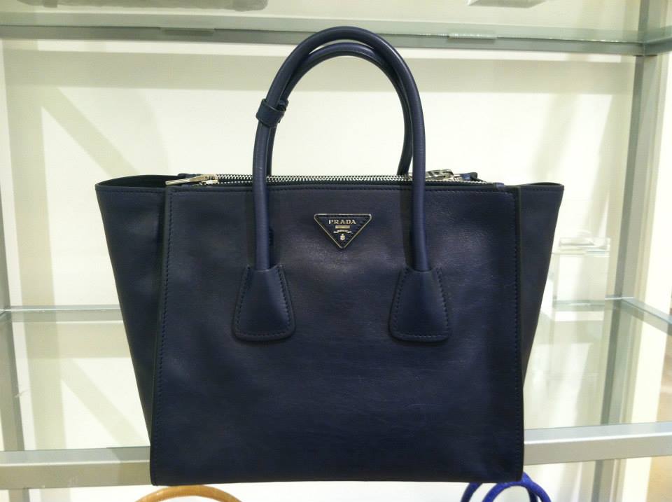 My bag of the season is…PRADA GLACE CALF SKIN&nbsp;TOTE…