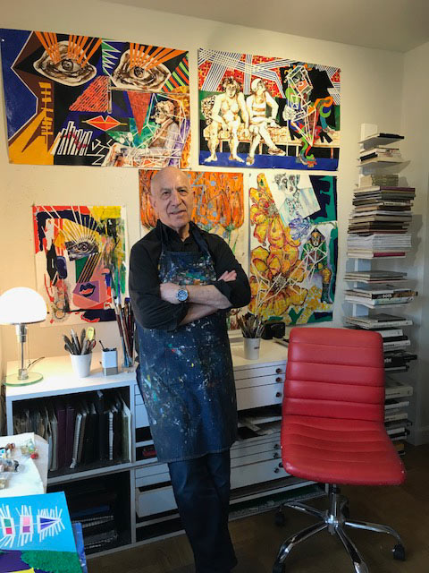 You Cannot Miss Artist  Michael Dolen’s Ladder Series at The Paul Fisher Gallery in the Brazilian Court March 8th! Simply&nbsp;Magnificent!